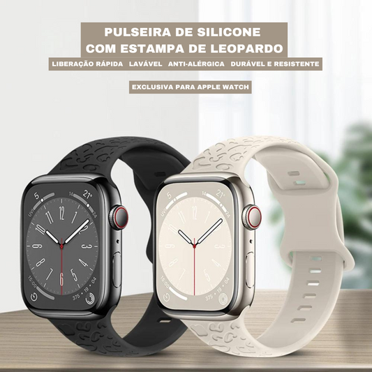 Pulseira Personalizada Leopardo - Smartwatch iOS